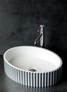 Раковина накладная Boheme серебро 878-S